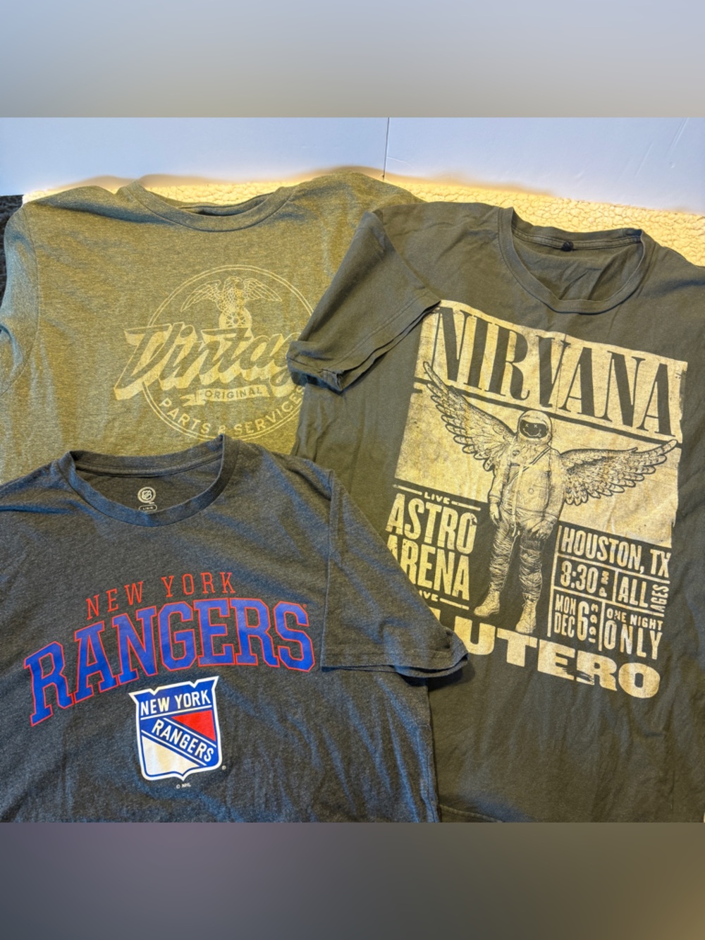 Sonoma Heathered Charcoal Gray Tee Trio